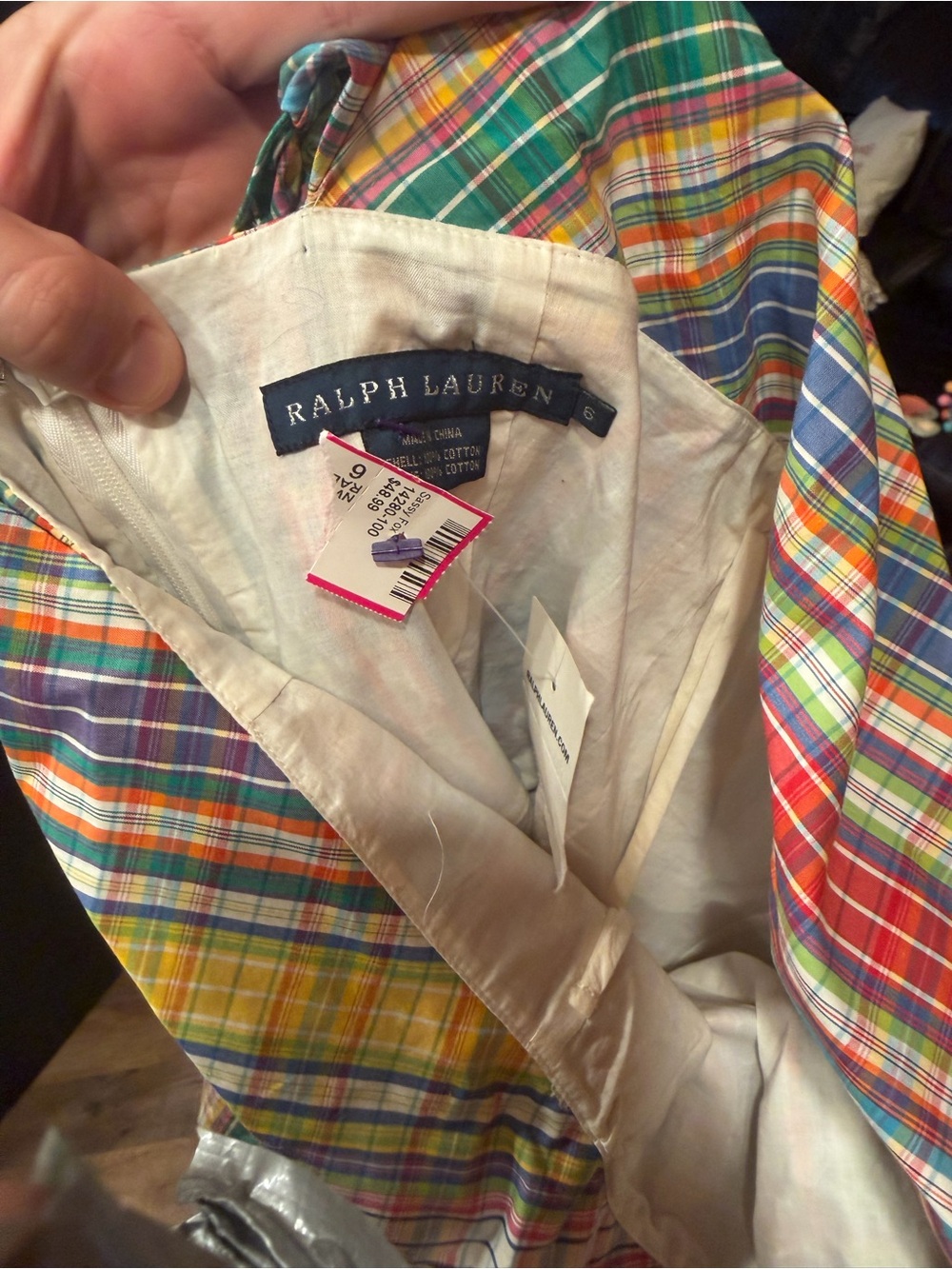 Ralph Lauren Multicolor Plaid Button-Up Shirt - Picture 3 of 3